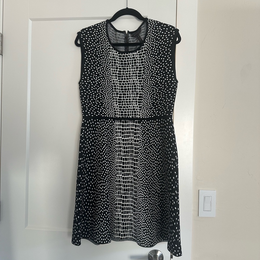 BCBGMAXAZRIA Black and White Dress - Picture 2 of 5